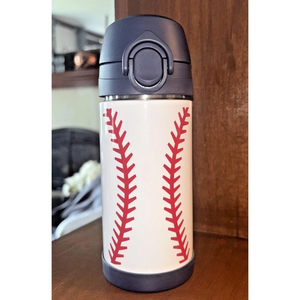 Pottery barn Baseball MLB WATER BOTTLE ball school sport holiday team travel boy